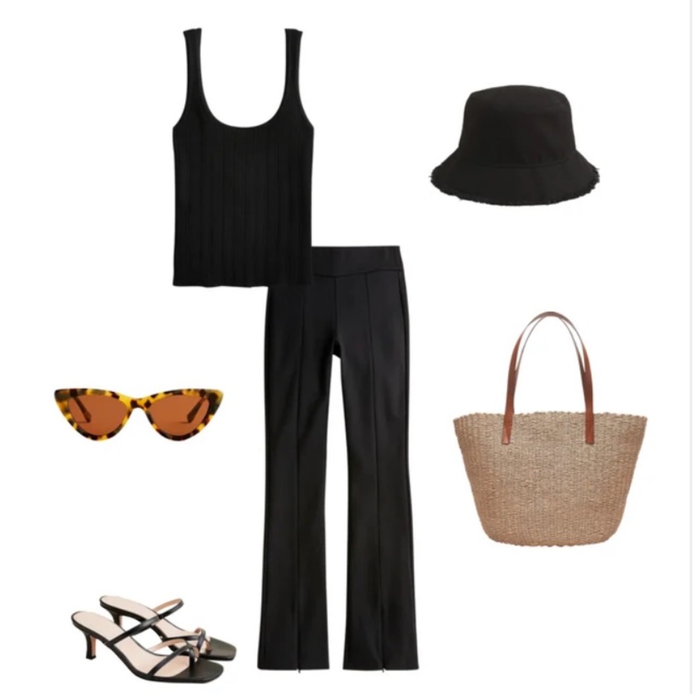 J.Crew Canvas Bucket Hat w/ Fringe